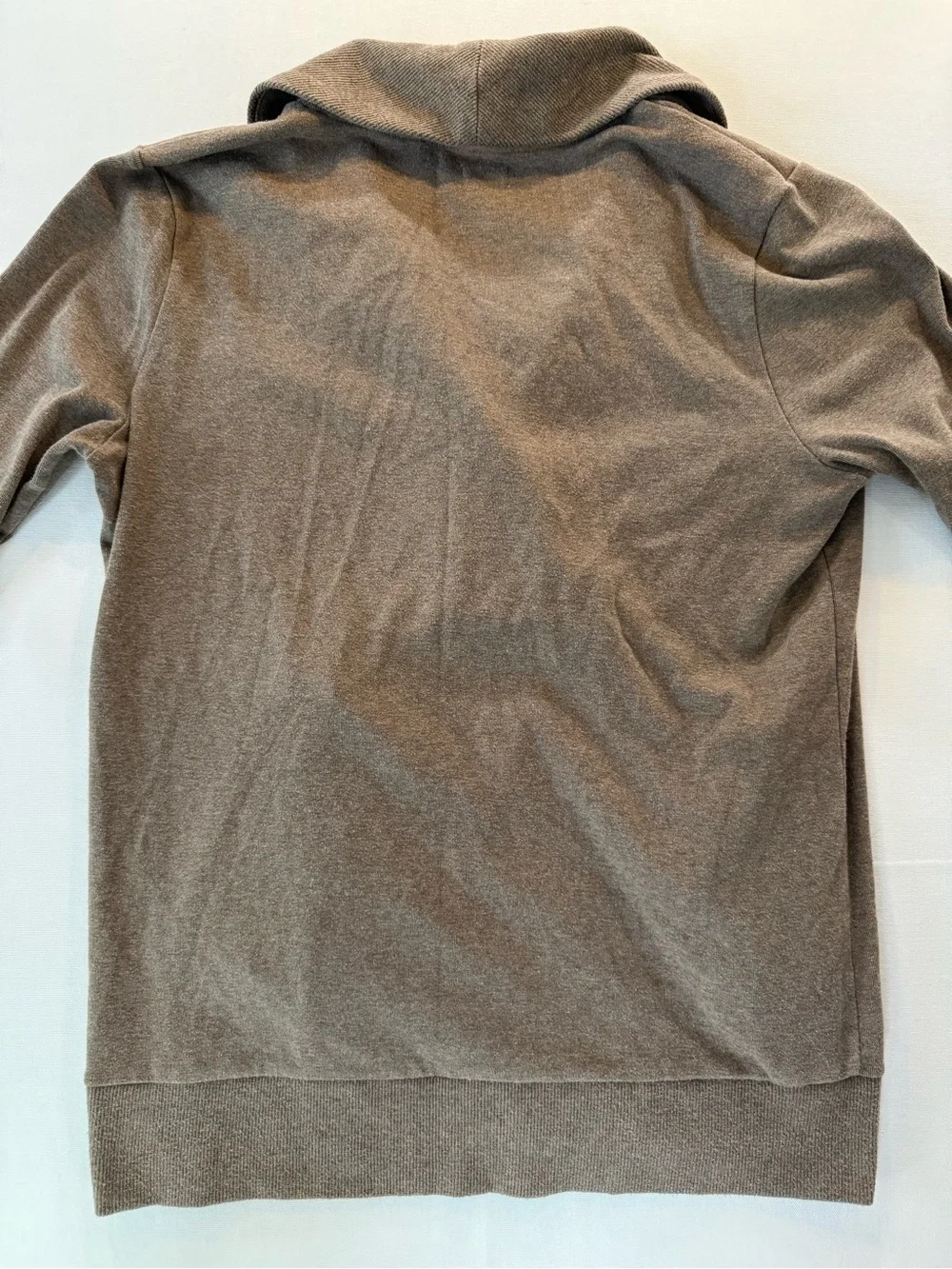 Banana Republic Men's V-Neck Shawl Pullover Sweater - Taupe